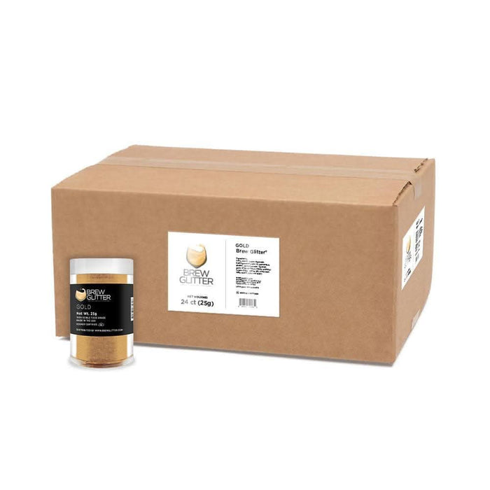 Gold Edible Glitter | All Natural Brew Glitter Wholesale NEW!-Wholesale_Brew Glitter-bakell