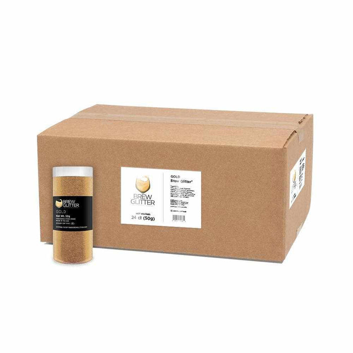 Gold Edible Glitter | All Natural Brew Glitter Wholesale NEW!-Wholesale_Brew Glitter-bakell