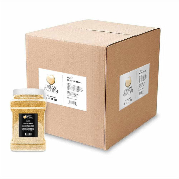 Gold Edible Glitter | All Natural Brew Glitter Wholesale NEW!-Wholesale_Brew Glitter-bakell