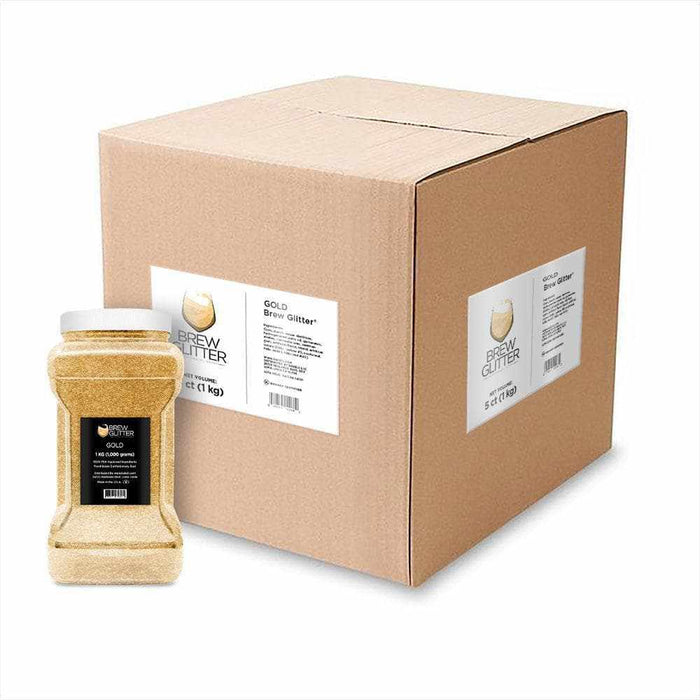 Gold Edible Glitter | All Natural Brew Glitter Wholesale NEW!-Wholesale_Brew Glitter-bakell