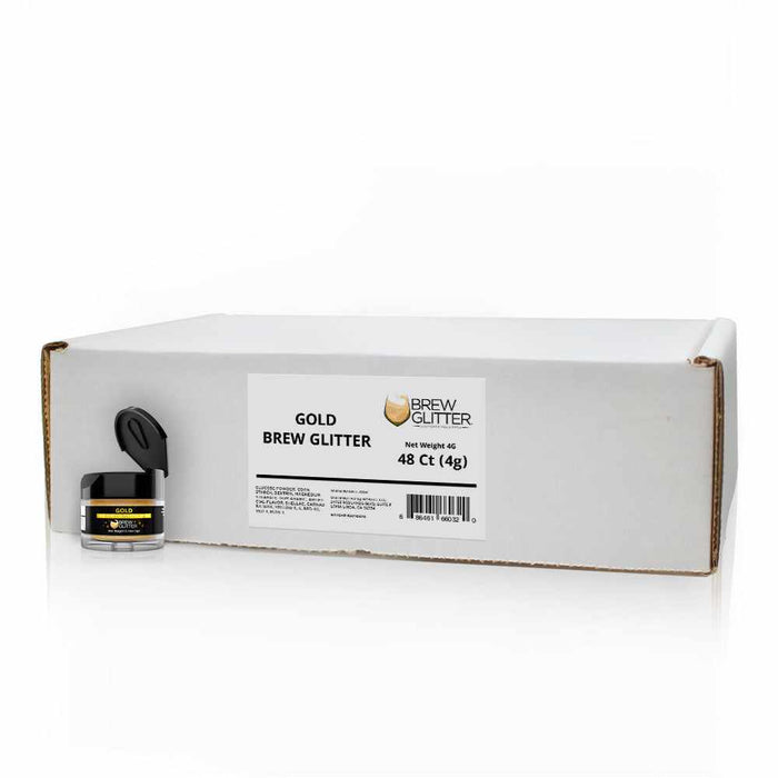 Gold Edible Glitter | All Natural Brew Glitter Wholesale NEW!-Wholesale_Brew Glitter-bakell