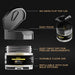 Gold Brew Glitter in a clear 4g jar with a black flip-top lid, featuring easy-pour design and refillable packaging.