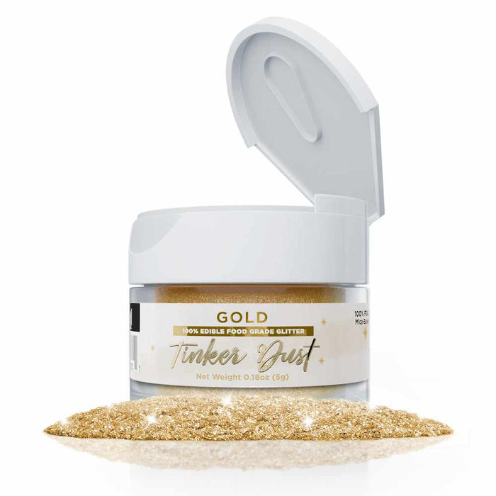 Gold Edible Glitter | Tinker Dust®-Tinker Dust-bakell