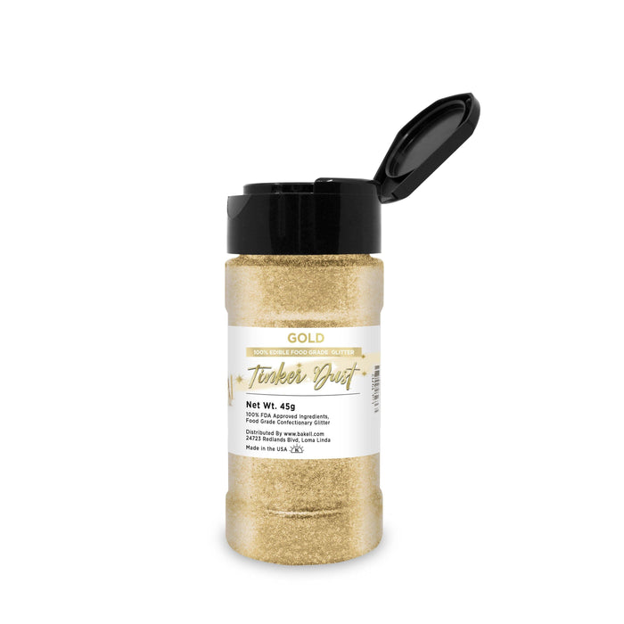 Bakell's 24 Karat Gold Luster Dust & Paint - (4 gram, 1x Mini-Pump) |  Edible Sparkle for Baking, Decorations, and Beverages