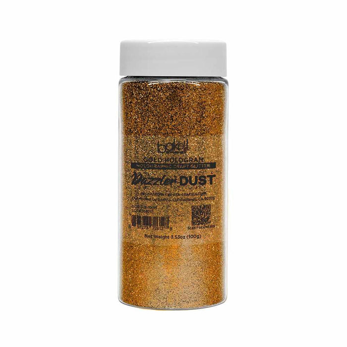 Gold Hologram Ultrafine Holographic Craft Glitter Dazzler Dust | Premium Polyester Non-Toxic | Bakell-B2C_Dazzler Dust-bakell