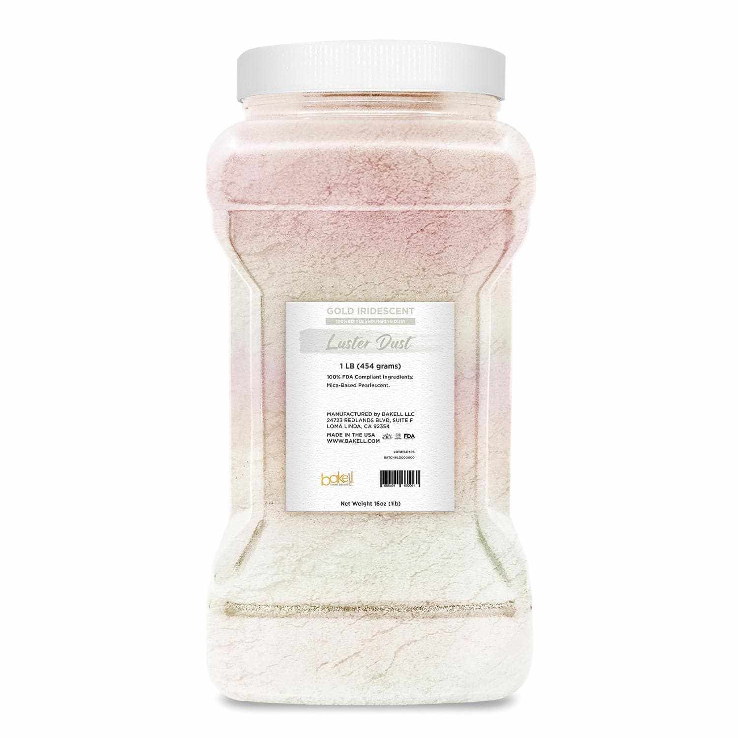 Gold Iridescent Luster Dust Pearlized Powder| Bakell