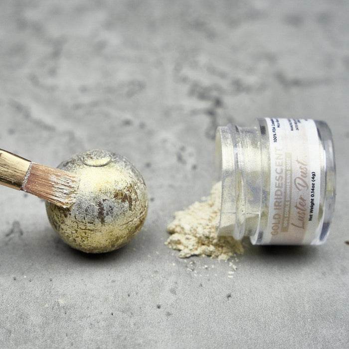 Gold Iridescent Luster Dust Pearlized Powder| Bakell