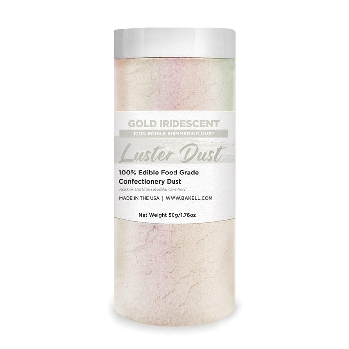 Gold Iridescent Luster Dust | 100% Edible & Kosher Pareve | Wholesale | Bakell.com
