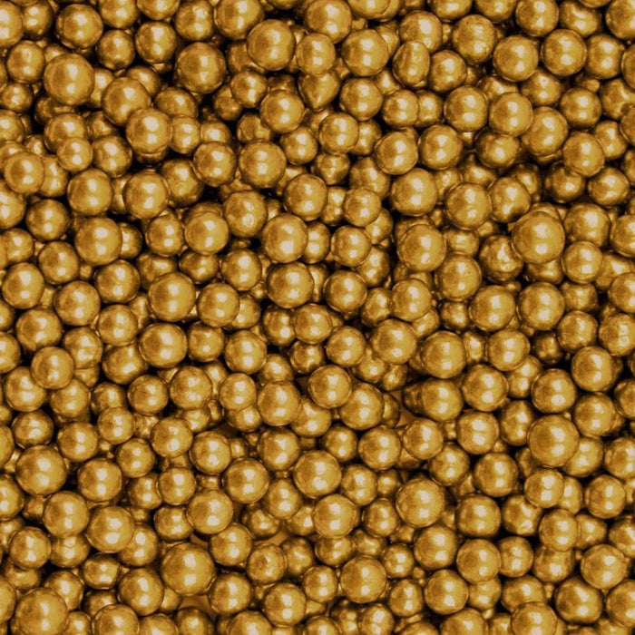 Gold Pearl 4mm Beads by Krazy Sprinkles®|Wholesale Sprinkles