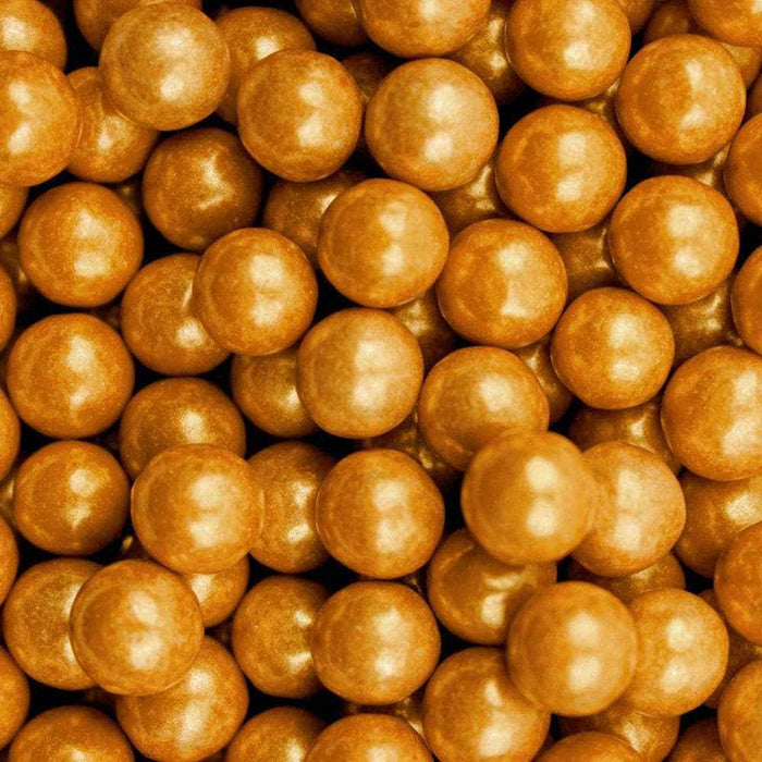 Bulk Size Gold 8mm Beads Sprinkle | Krazy Sprinkles | Bakell