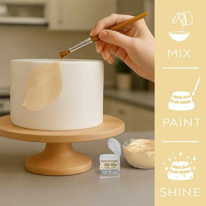 Gold Pearl Luster Dust 4 Gram Jar-Google Feed_Luster Dust-bakell