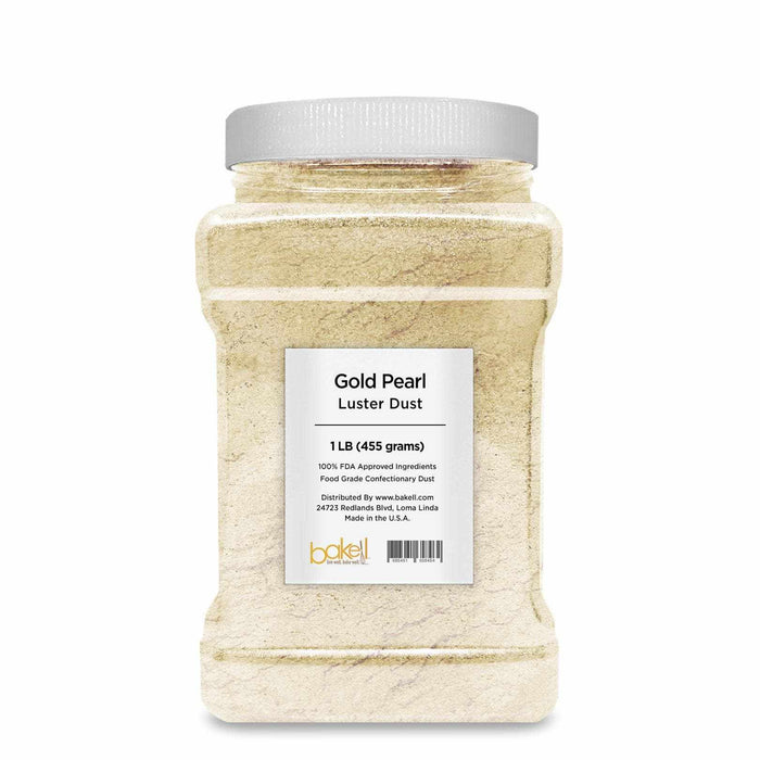 Pearl Gold Luster Dust | 100% Edible & Kosher Pareve | Wholesale | Bakell.com