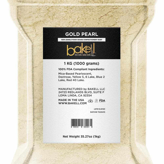 Edible Gold Pearl Luster Dust | Pretty DÃ©cor Pearl Dust | Bakell