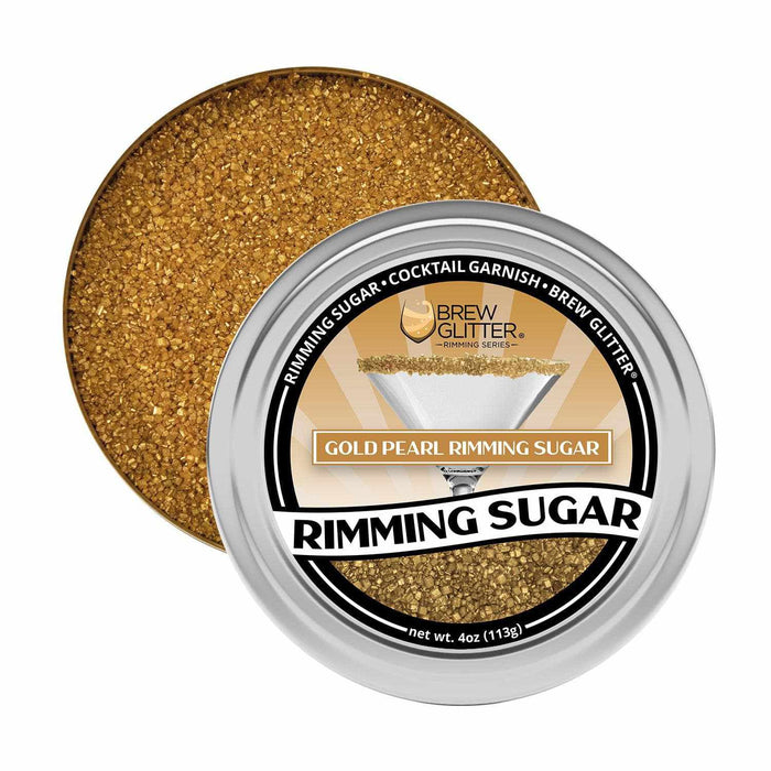 Buy Gold Pearl Cocktail Rimming Sugar - Gold Sugar -Bakell