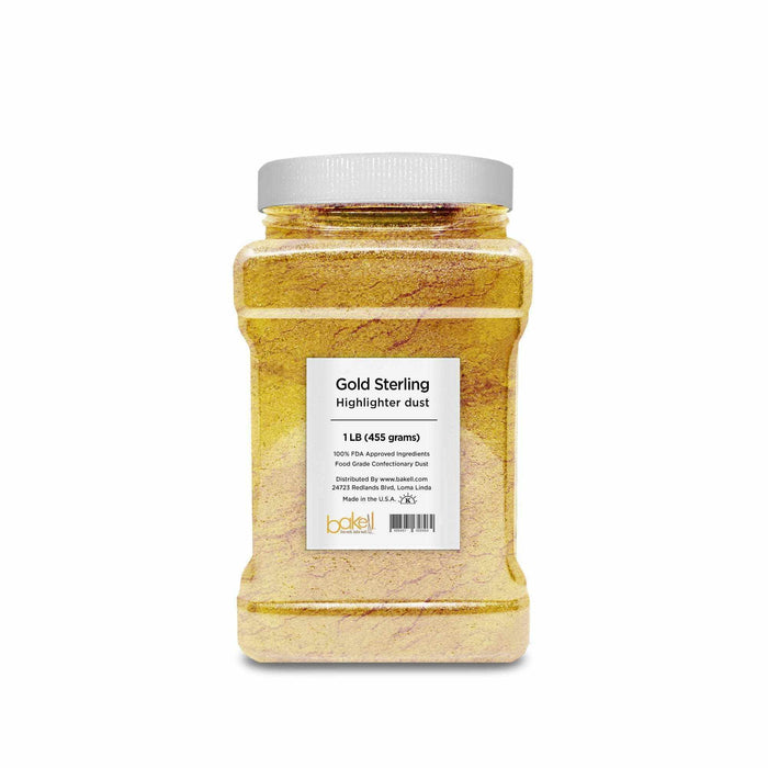 Gold Highlighter Metallic Luster Dust | FDA & Kosher Pareve | Bakell.com
