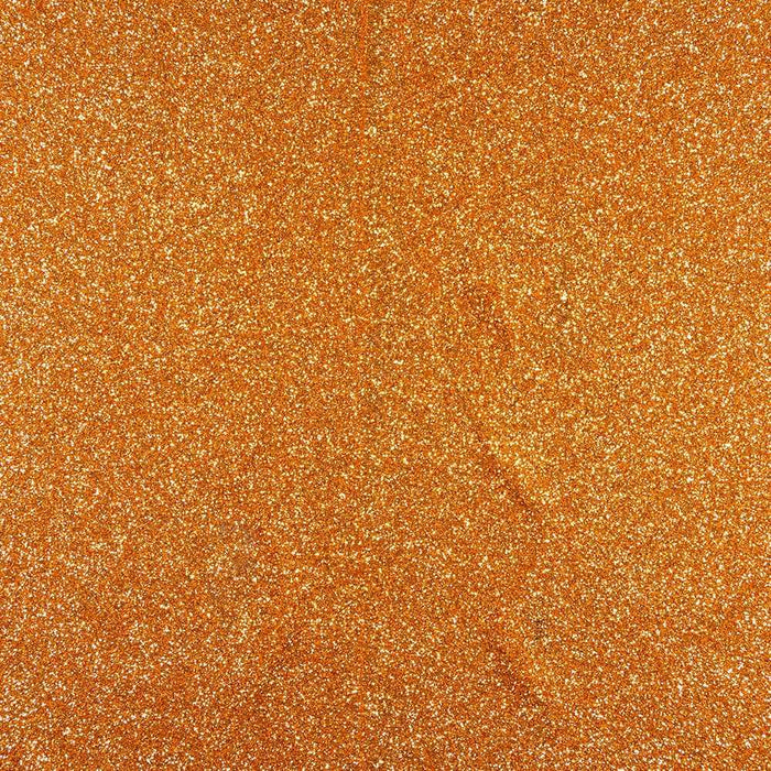 Golden Egg ultrafine UV reactive metallic craft glitter, a shimmering orange-gold polyester dust.