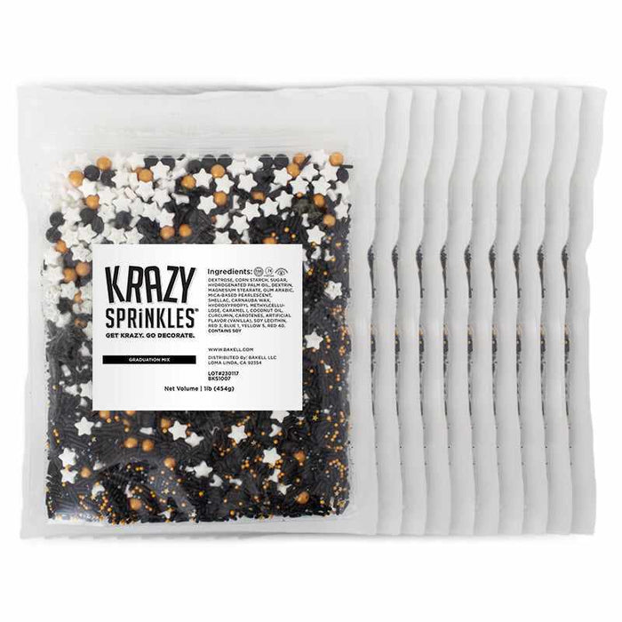 Graduation Sprinkles Mix by Krazy Sprinkles®|Wholesale Sprinkles