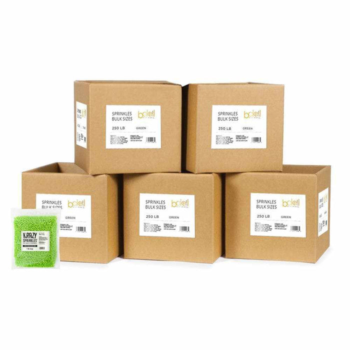 Green 4mm Sprinkle Beads by Krazy Sprinkles® | Wholesale Sprinkles