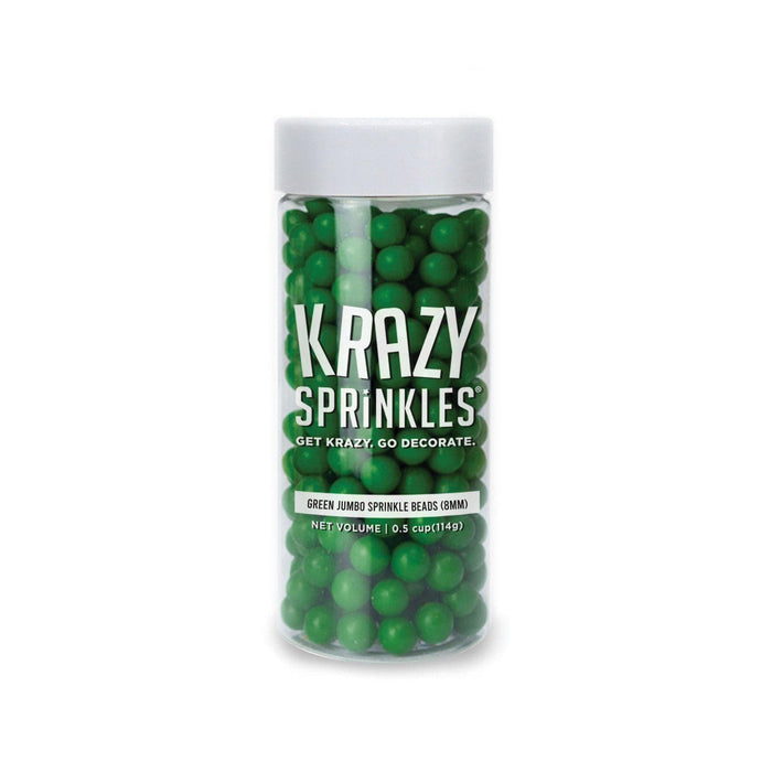 Green 8mm Sprinkle Beads Wholesale (24 units per/ case) | Bakell