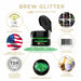 Green Brew Glitter for Sports & Energy Drinks | Bakell