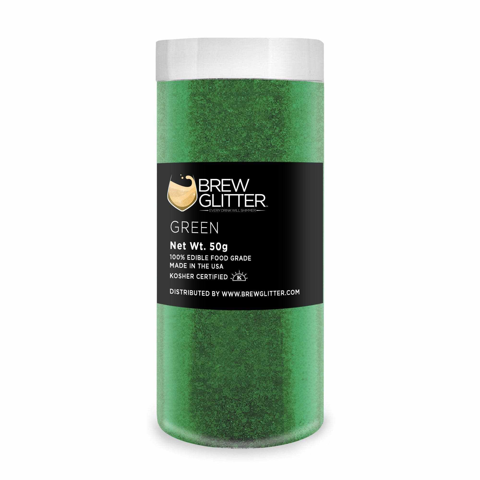 Green Brew Glitter®, Bulk Size | Beverage & Beer Glitters from Bakell