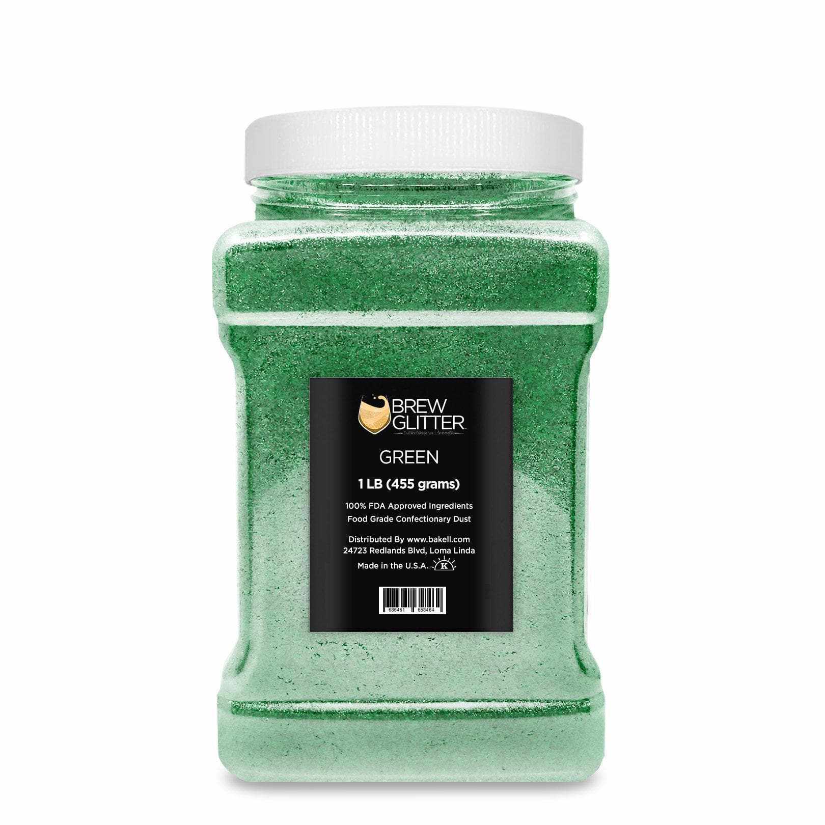 Green Brew Glitter®, Bulk Size | Beverage & Beer Glitters from Bakell