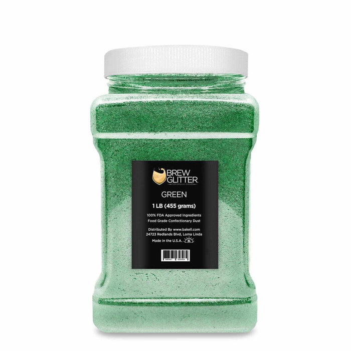 Green Brew Glitter®, Bulk Size | Beverage & Beer Glitters from Bakell