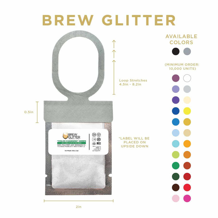 Green Wholesale Color Changing Brew Glitter Necker | Bakell