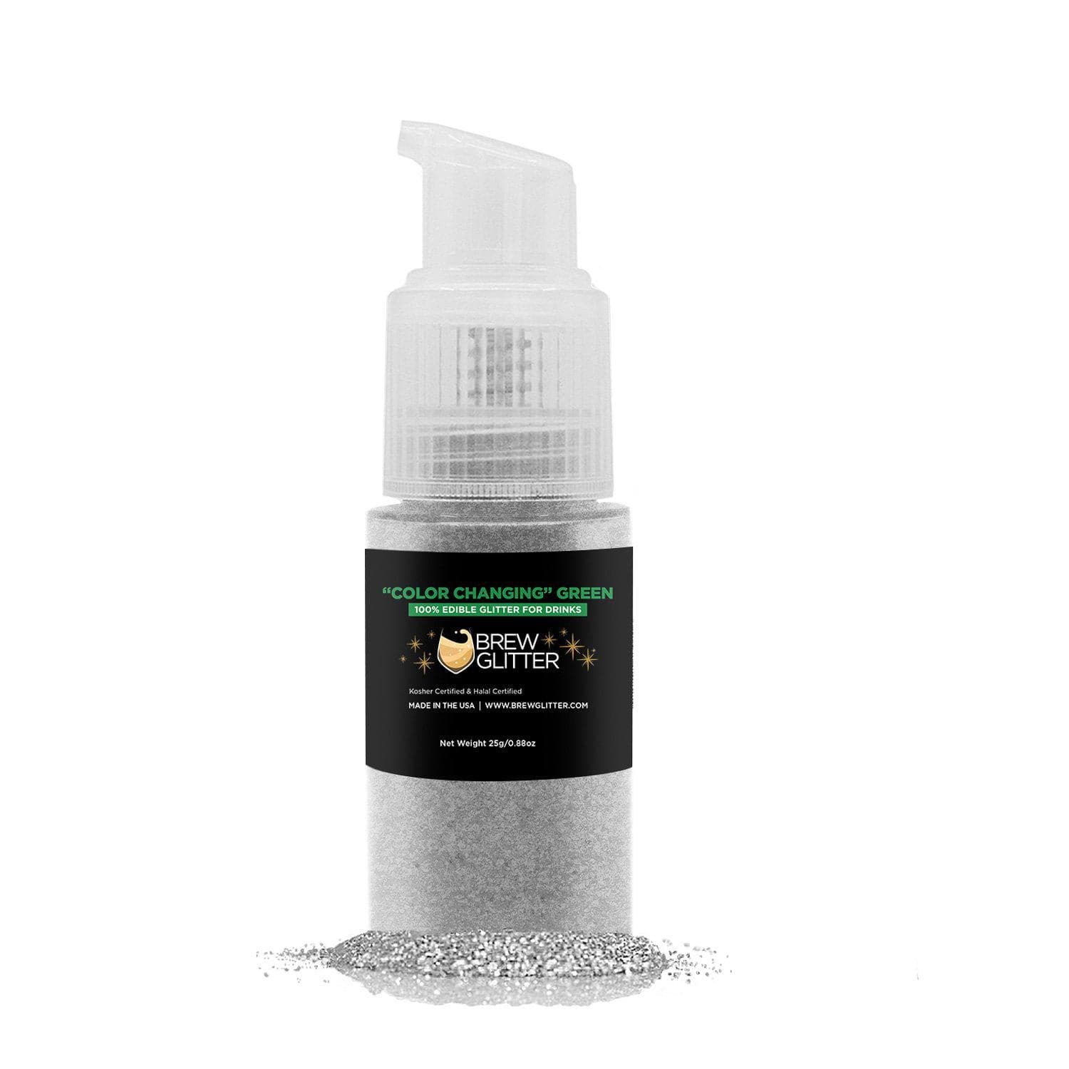 Buy Green Color Changing Brew Glitter® Spray Pump | Bakell