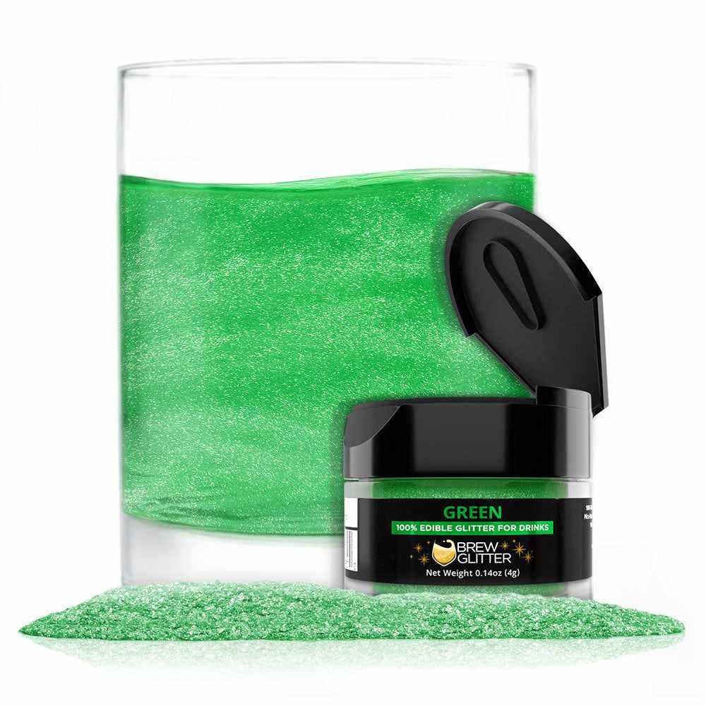 Green Edible Glitter for Drinks | Brew Glitter-B2C_Brew Glitter-bakell