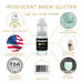 Green Iridescent Edible Glitter Mini Spray Pump | Shop Now Brew Glitter