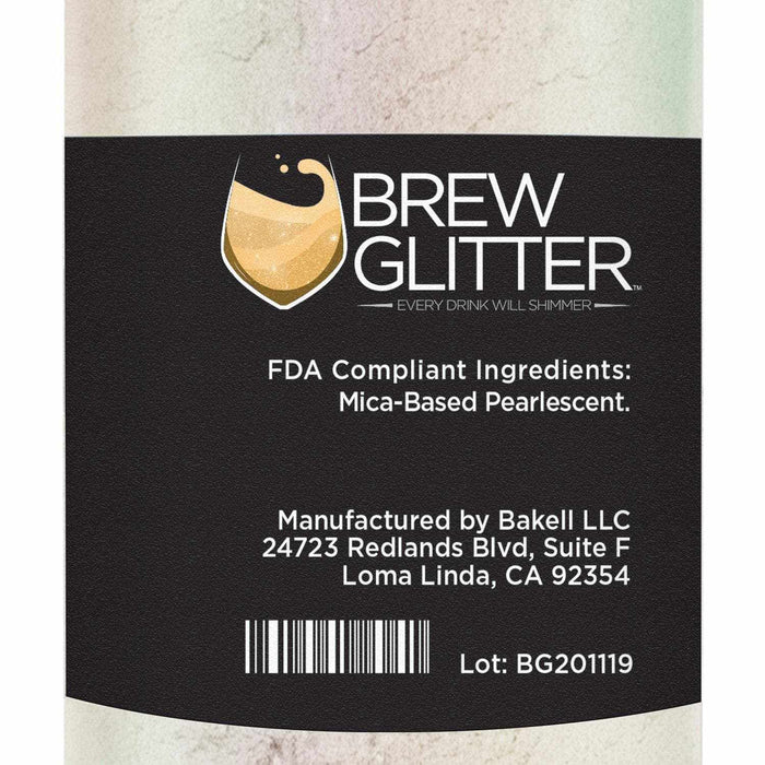 Green Iridescent Glitter for Coffee, Cappuccinos & Lattes | Bakell.com