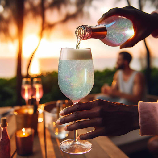 Green Iridescent Brew Glitter® Spray Pump Private Label-Private Label_Iridescent Brew Glitter Pump-bakell