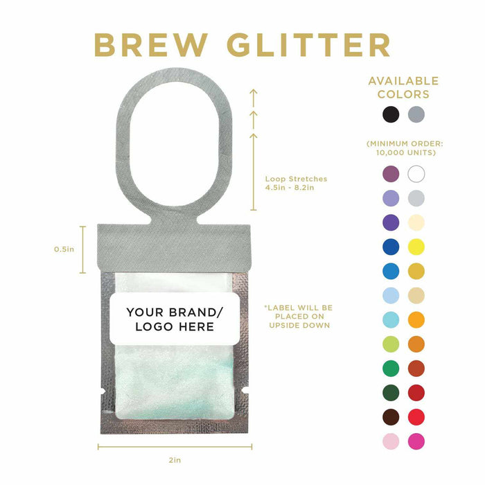 Green Private Label Iridescent Brew Glitter Necker | Bakell