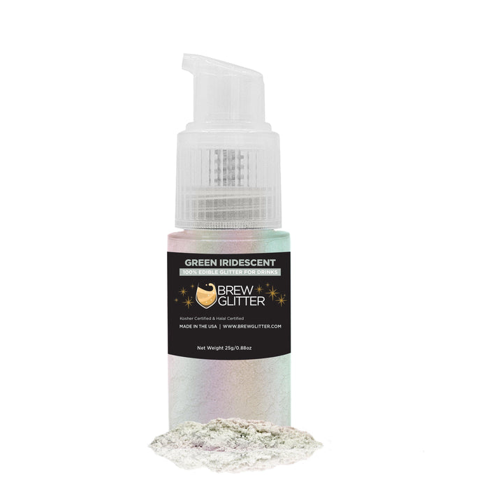 Green Iridescent Brew Glitter Spray Pump Wholesale by the Case | Bakell.com