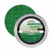 Vibrant green cocktail rimming sugar in a 4oz silver tin by Brew Glitter for garnishing drinks.