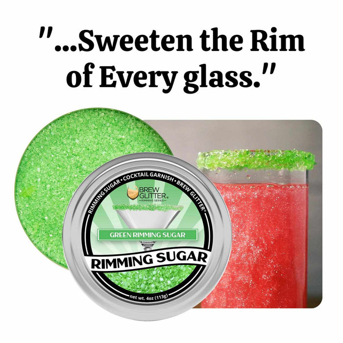 Buy Green Cocktail Rimming Sugar - Green Sugar - Bakell