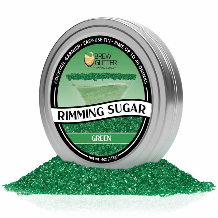 Green Rimming Sugar | Bulk Sizes-Bulk_Rimming Sugar-bakell