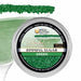 Brew Glitter green cocktail rimming sugar in a 4oz silver tin, shown with a sugar-rimmed martini glass.