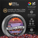 Halloween Rimming Sugar tin with black, purple, and orange sugar crystals, 4oz.