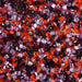 Halloween Rimming Sugar: a mix of sparkling orange, purple, and black sugar crystals.