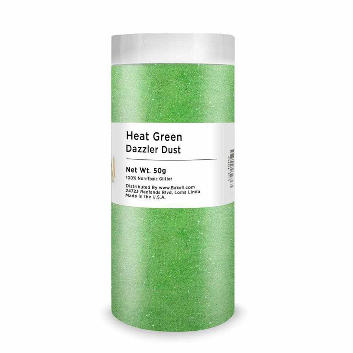 Shop Heat Green Glow In the Dark Hologram Glitter | Bakell
