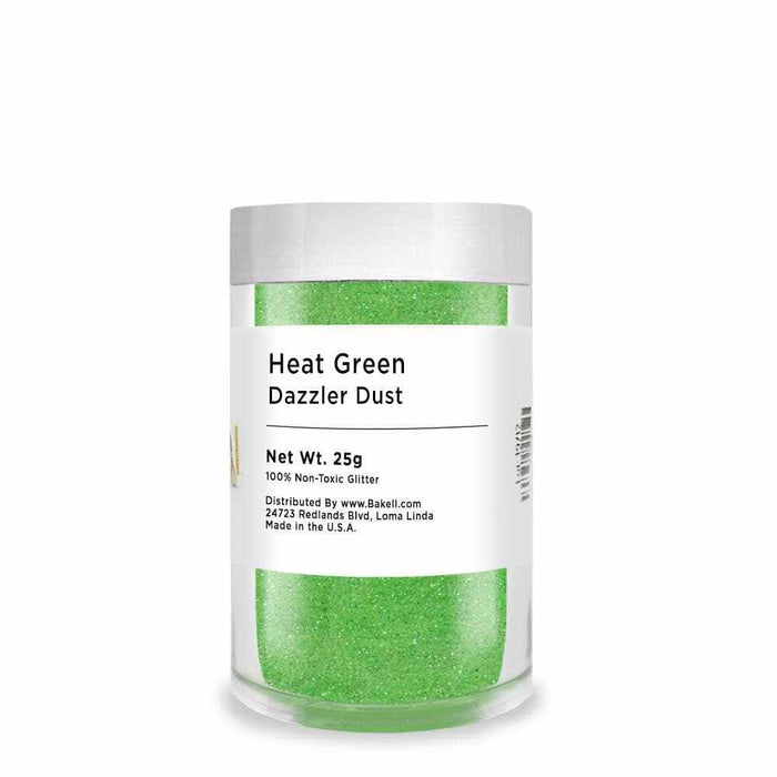 Shop Heat Green Glow In the Dark Hologram Glitter | Bakell
