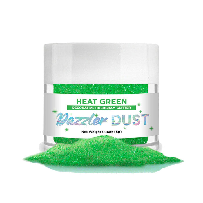 Heat Green Dazzler Dust® 5 Gram Jar-Dazzler Dust_5G_Google Feed-bakell