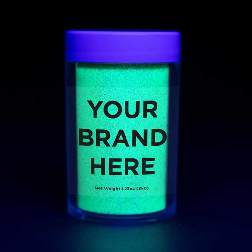 Heat Green Ultrafine UV Reactive Iridescent Craft Glitter Dazzler Dust | Private Label | Premium Polyester Non-Toxic | Bakell-Private Label_Dazzler Dust-bakell