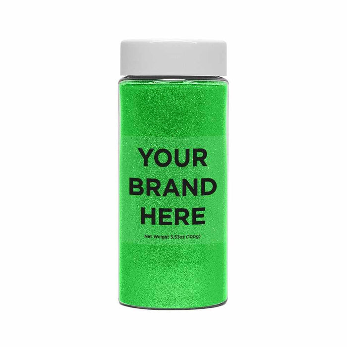 Heat Green Ultrafine UV Reactive Iridescent Craft Glitter Dazzler Dust | Private Label | Premium Polyester Non-Toxic | Bakell-Private Label_Dazzler Dust-bakell