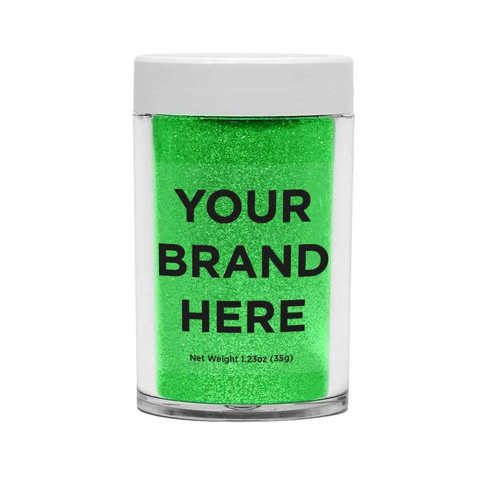 Heat Green Ultrafine UV Reactive Iridescent Craft Glitter Dazzler Dust | Private Label | Premium Polyester Non-Toxic | Bakell-Private Label_Dazzler Dust-bakell