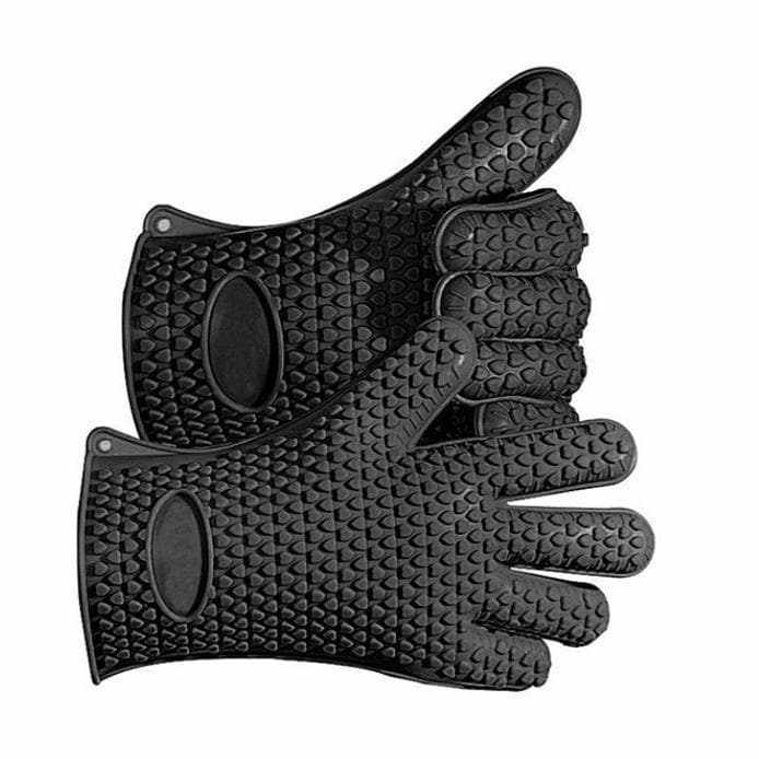 Heavy Duty Silicone Grilling Glove Oven Mitts | BBQthingz®-Accessories & Tools-bakell