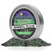 Hocus Pocus Rimming Sugar in an easy-use tin, with black, green, and purple sugar crystals.