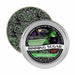 Hocus Pocus Halloween cocktail rimming sugar in a 4oz tin with green and black sugar crystals.